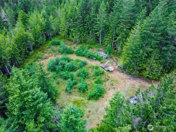 The perfect Olympic Mountain base camp.