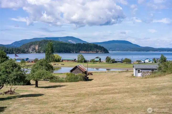 Marine & Territorial Views from this totally remodeled 3 bedroom 2.5 bath rambler on 5 acres.