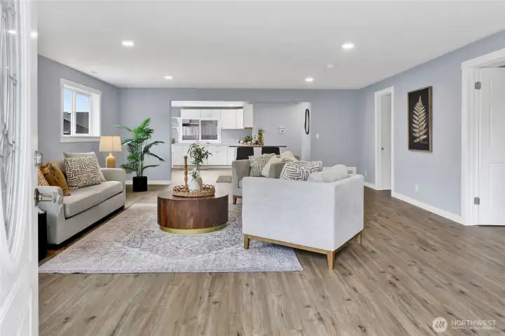 Bright and open living space Bright and open living space