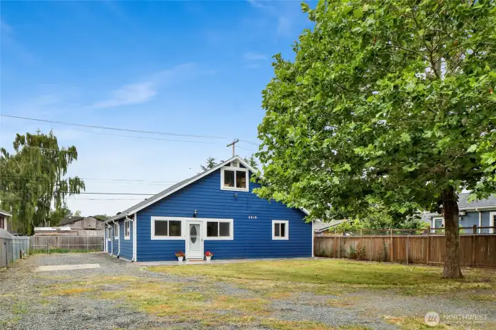 Large flat yard Large flat yard
