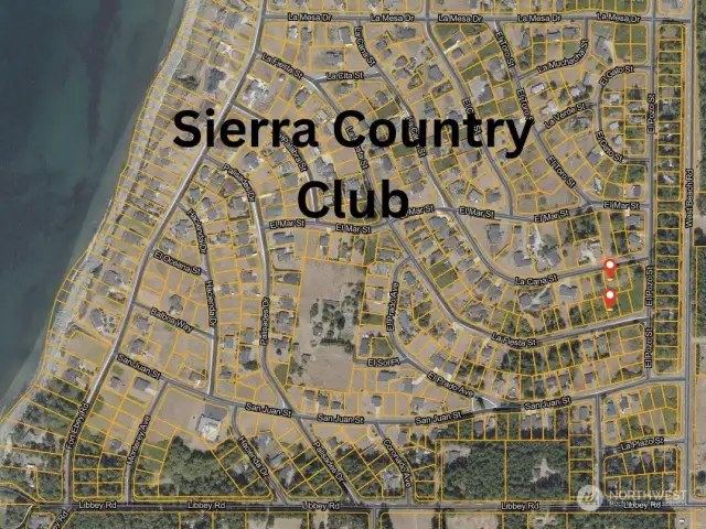 Sierra is located on the western edge of Whidbey Island on the shores of the Salish Sea.