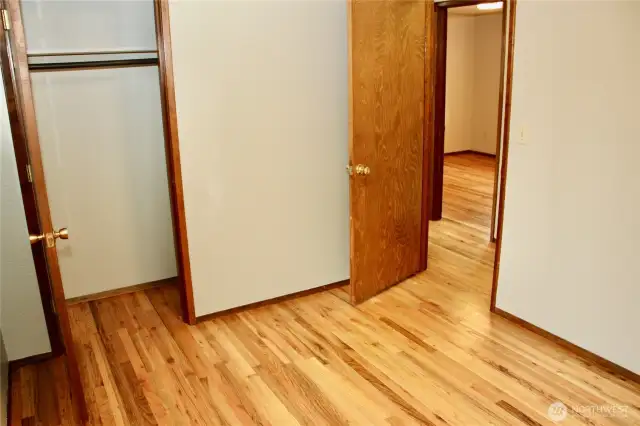 Beautiful hardwoods in all the bedrooms and hallway.