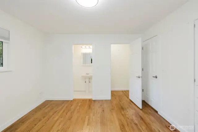 Upstairs extra room with half bath