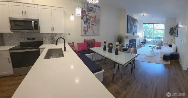 Contemporary open concept