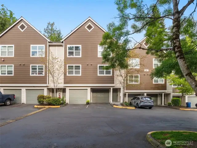 Front of townhome