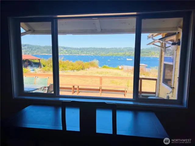 Living room window view