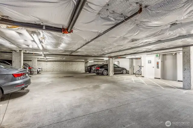 13B (second parking space) is located in the  basement.