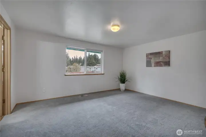 Primary suite on main floor.