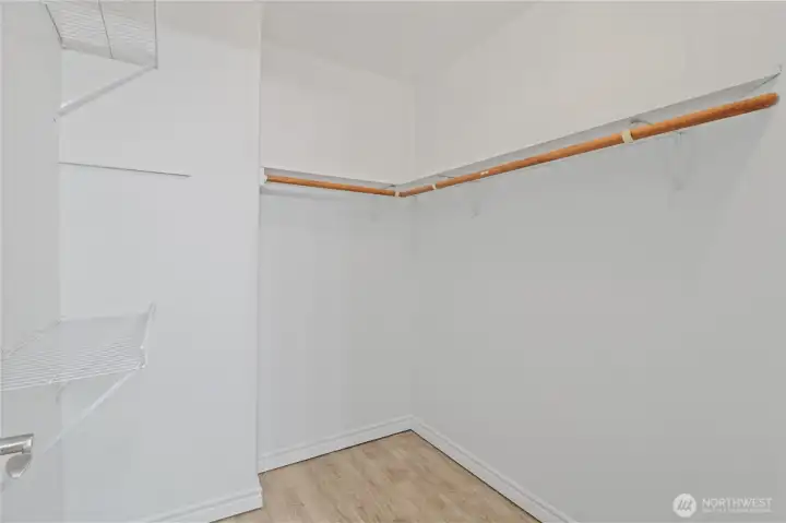 Primary Bedroom Walk in Closet
