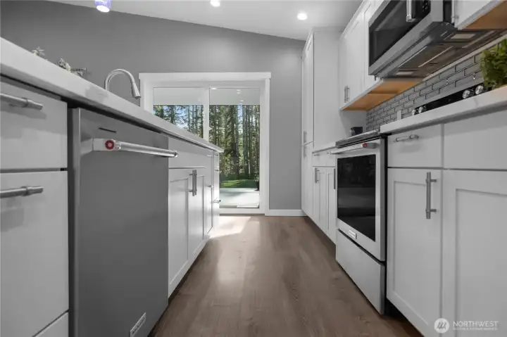 LVP flooring throughout the home.