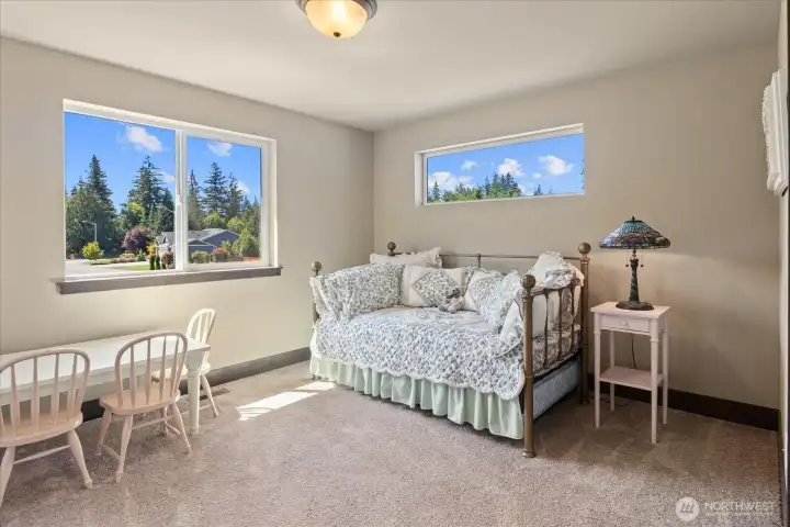 Upstairs bedroom #3 with ensuite