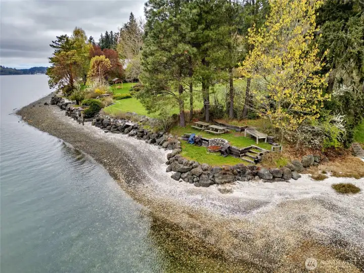 Fox Cove Private Beach Picnic spot, Private Beach, Paddle craft launch, Firepit