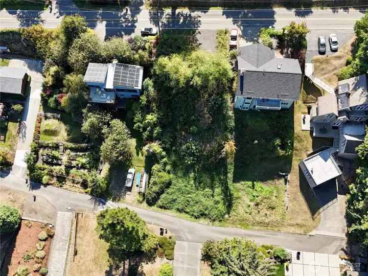 Existing 2-bedroom septic system, with water and electricity at the road