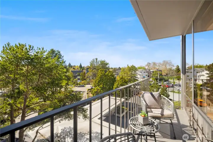 Deck off the guest bedroom.