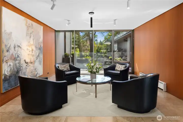 Washington Park Tower lobby.