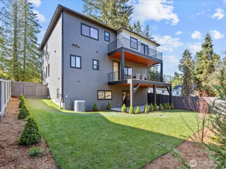 Plenty of outdoor space to enjoy from every level of the home