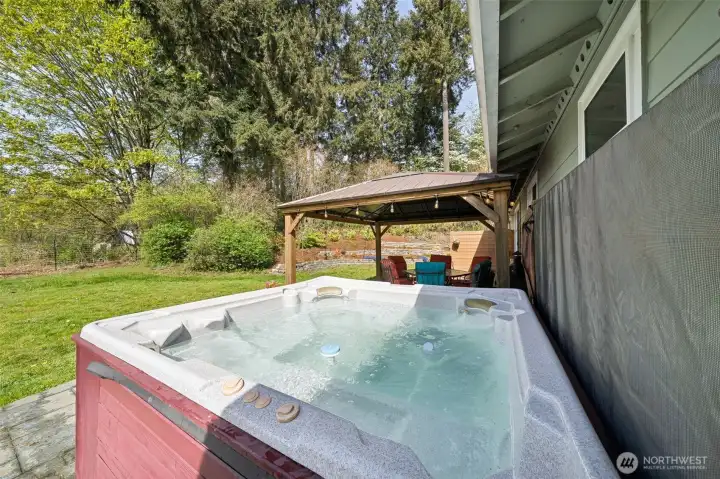 Backyard & Hot Tub (seller will remove if unwanted