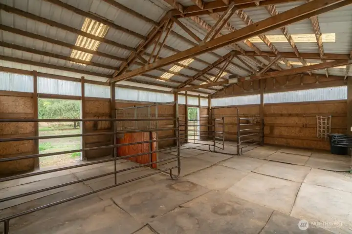Barn interior