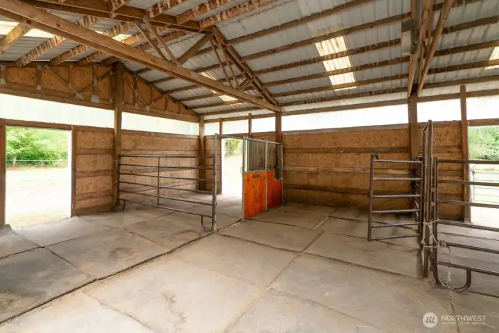 Barn interior