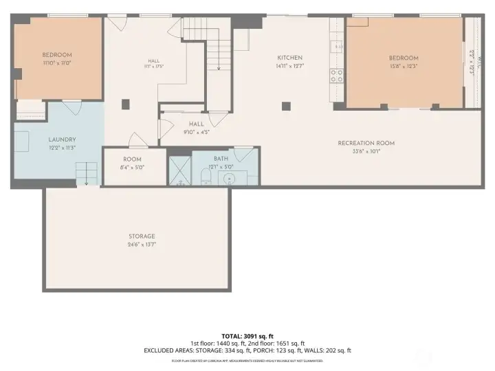 Floorplan - Lower level
