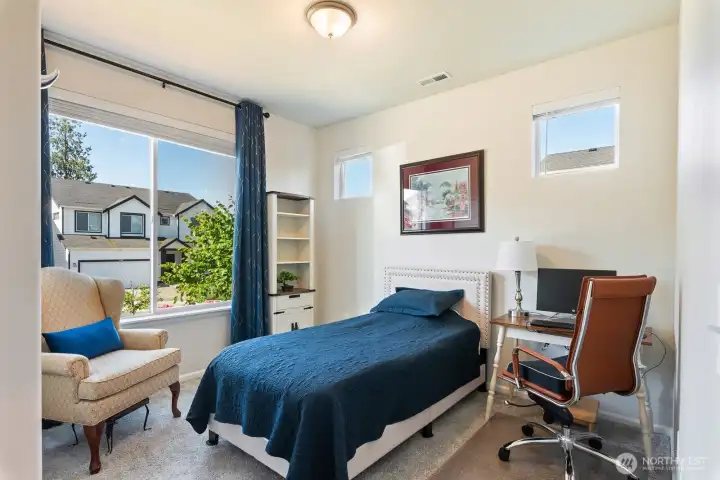 Main floor bedroom/office.