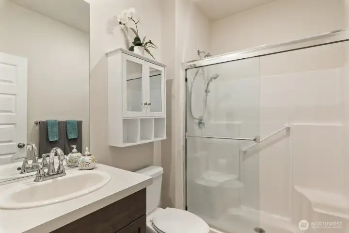 Main floor 3/4 bathroom.