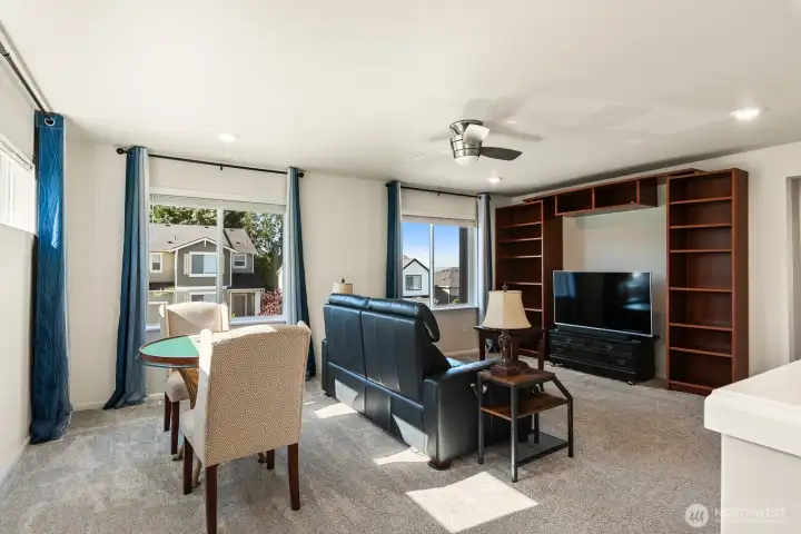 Bonus room on the second level.