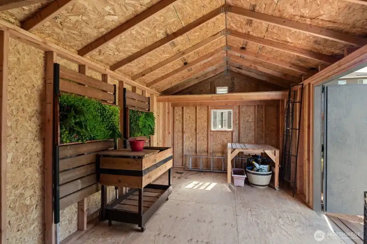 Look how tidy! This home does not lack storage!