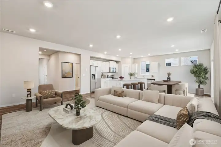 Virtual staging. Photo rendering is representational. Actual home finishes, elevation, and paint colors may vary. See site agent for details.