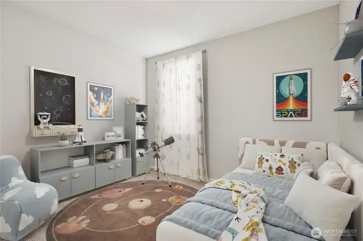 Virtual staging. Photo rendering is representational. Actual home finishes, elevation, and paint colors may vary. See site agent for details.