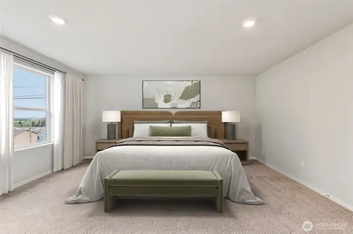 Virtual staging. Photo rendering is representational. Actual home finishes, elevation, and paint colors may vary. See site agent for details.