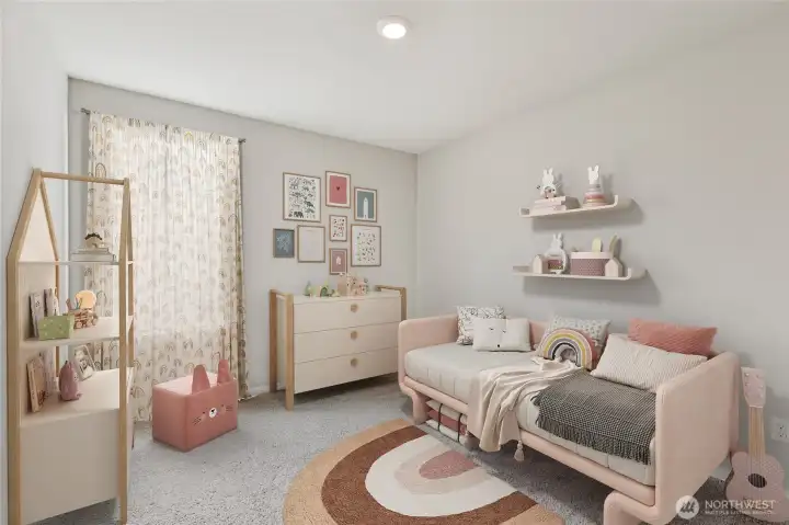 Virtual staging. Photo rendering is representational. Actual home finishes, elevation, and paint colors may vary. See site agent for details.