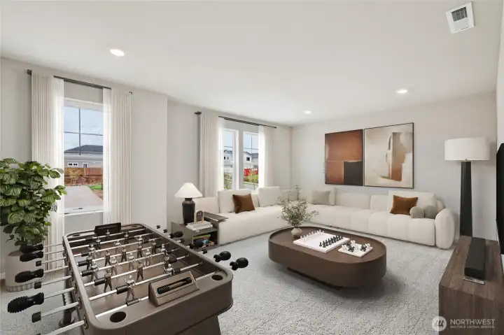 Virtual staging. Photo rendering is representational. Actual home finishes, elevation, and paint colors may vary. See site agent for details.