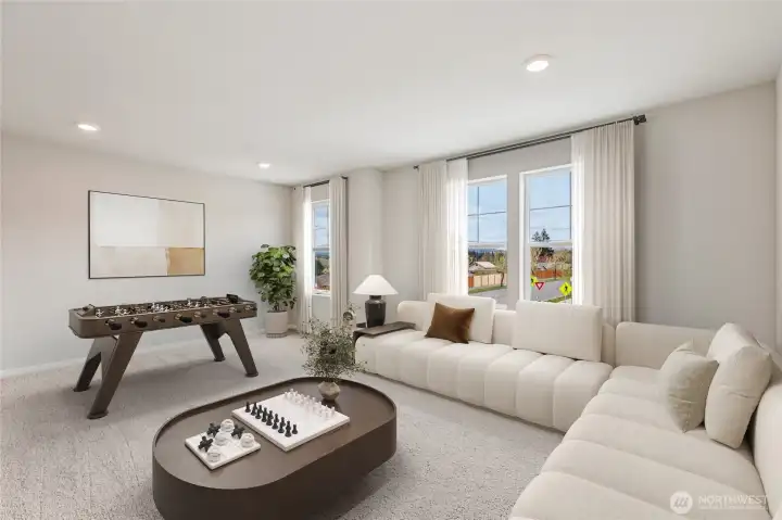 Virtual staging. Photo rendering is representational. Actual home finishes, elevation, and paint colors may vary. See site agent for details.