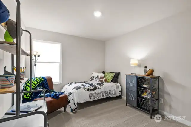 Secondary Bedroom - All photos are representative. Colors and finishes may vary