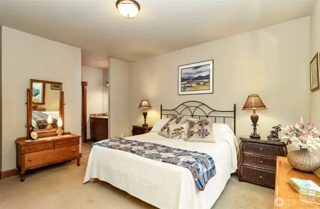 Opposite View of the Secondary Bedroom Looking to the Shared "Jack & Jill" Bathroom~Sitting Area & Walk in Closet~
