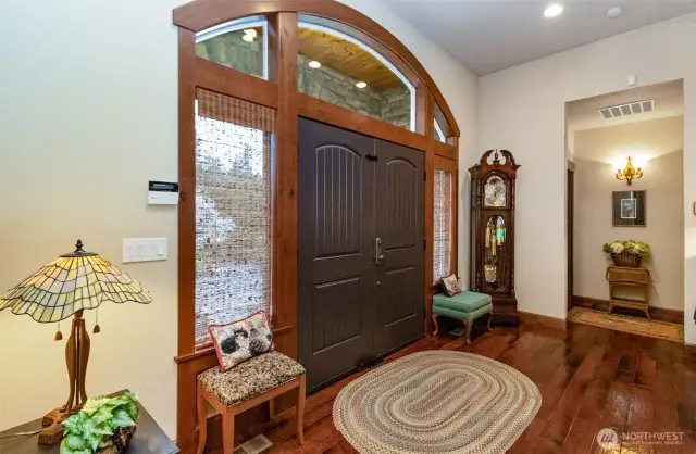 Meet & Greet the Guests that Grace your Home in the Light Filled & Generous Entry~