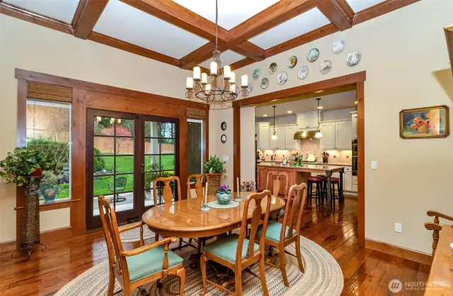 Dining Area Located in the Center of the Home~
