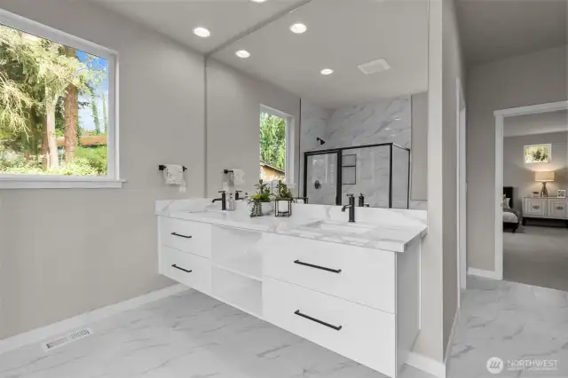 Staged photos are of the model home of the same floorplan within the Deer Meadows community and are for visualization purposes only. Colors, finishes, and layout can and will vary.