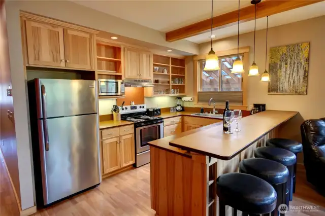 All window coverings included.  A great blend of light and privacy in this open floorplan design.