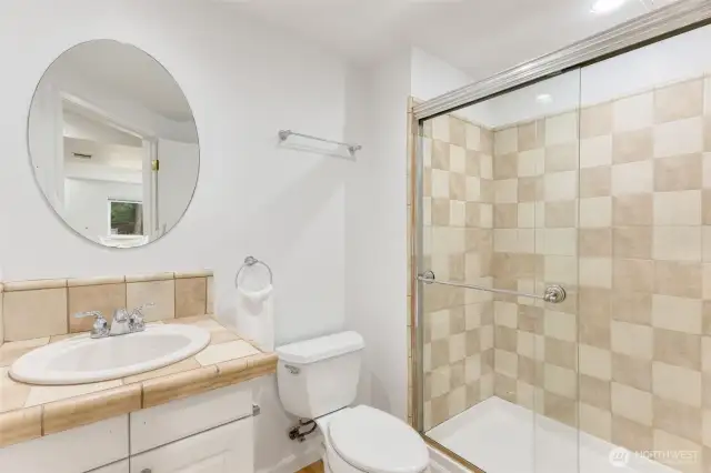 Downstairs 3/4 bathroom