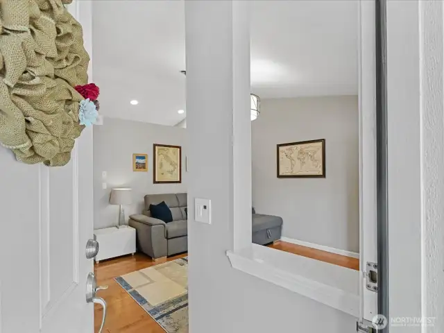 Enter the home into the inviting living room