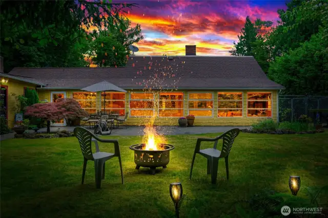 Tranquility Meets Space on Tiger Mountain Road ?? Welcome to your private retreat in Issaquah—nestled on 2.78 lush acres with room to roam and a peaceful creek meandering through the back of the property. This charming two-story home offers 2,700 square feet of comfortable living space, plus a 540-square-foot unfinished basement ready for your vision, and a 280-square-foot enclosed porch perfect for year-round enjoyment.    Step outside to a beautifully landscaped backyard where garden lights twinkle around a cozy fire pit, and a patio setup invites al fresco dining under the trees. Inside, large windows flood the home with natural light, while warm finishes and thoughtful design create a welcoming atmosphere.    Whether you're sipping coffee on the porch, exploring the wooded grounds, or relaxing by the creek, this property offers the perfect blend of serenity and space—just minutes from downtown Issaquah, yet worlds away from the bustle.