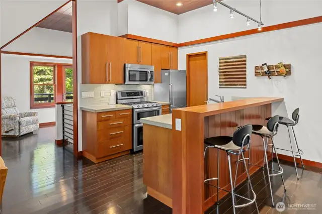 Kitchen with eating space