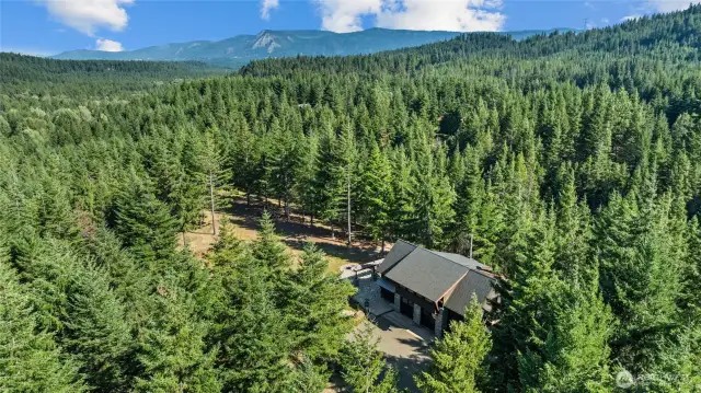 Surrounded by open space for built in privacy