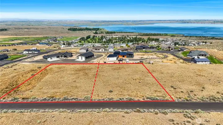 Only five double-lot ownerships in this development