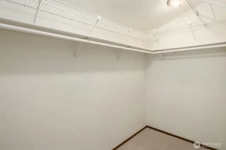 Primary closet