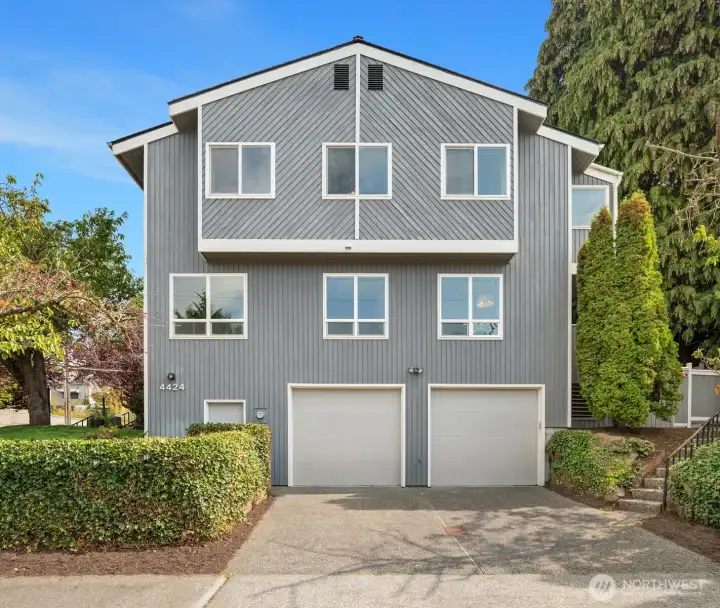 Private two car garage