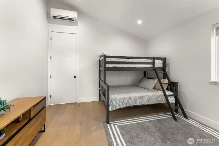 Upstairs bedroom #2. That entry door is 8'.