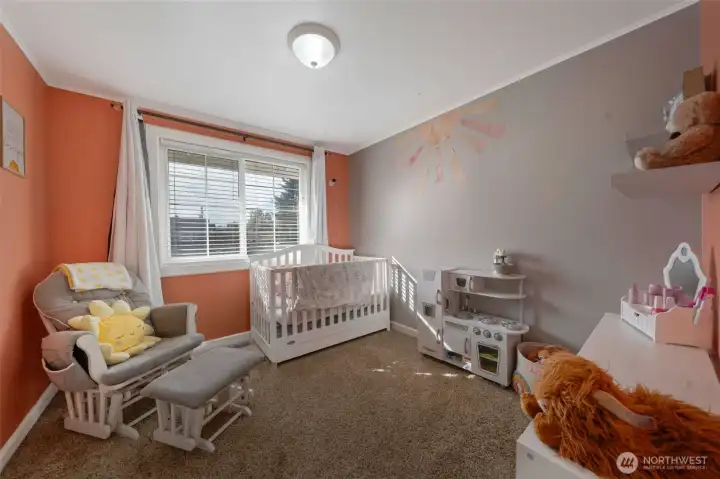 Freshly painted bedrooms